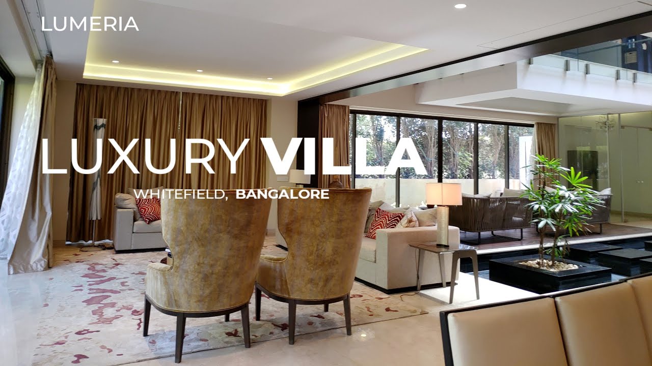 Lumeria Luxurious 5bhk Villas In Whitefield Villa With Home Theater Luxury Villas In Bangalore Villas News